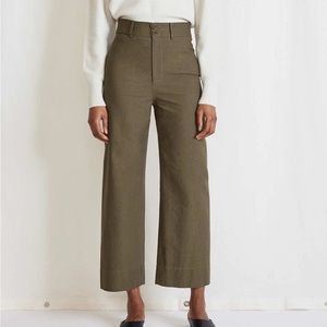 Apiece Apart Merida Pant in Olive Green | Size 10